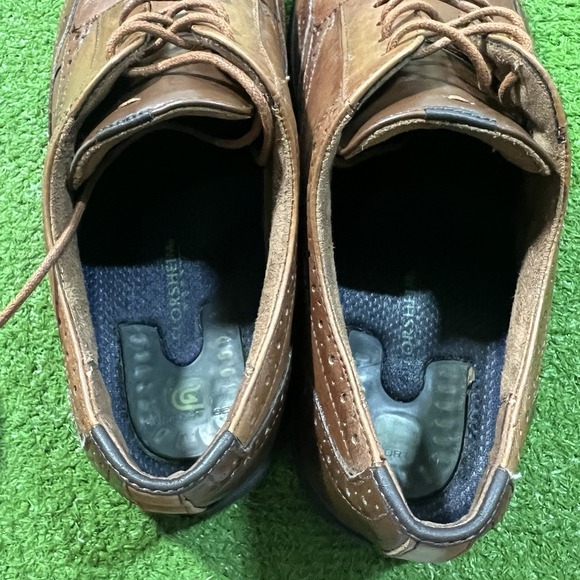 Steel Toe Oxford Dress Shoes SZ 12 D Florsheim Wing Tip Work Shoes  Non-slip main image 7